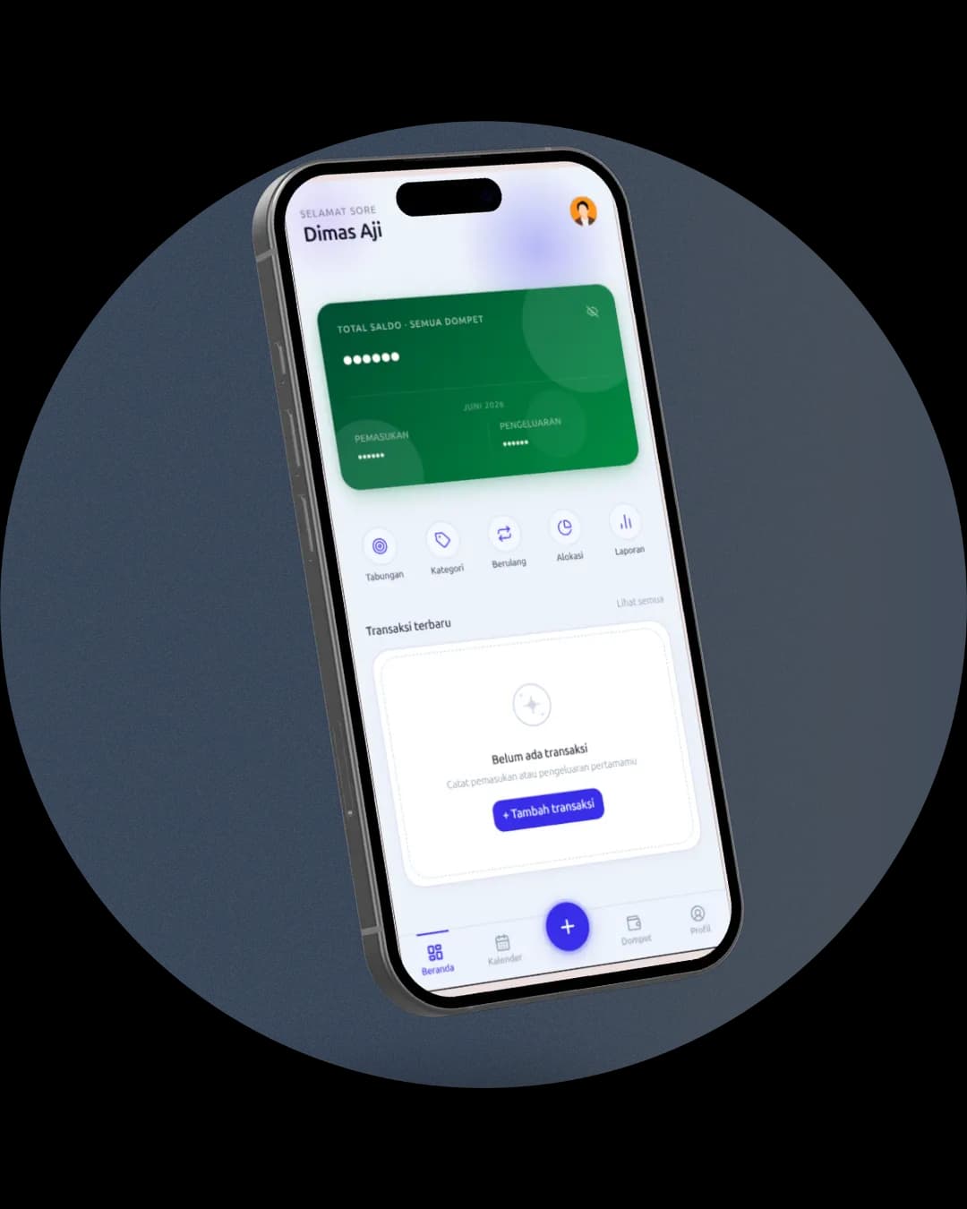 Teman Kas App Mockup